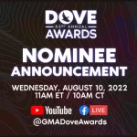 Nominations For 53rd Annual GMA Dove Awards Announced