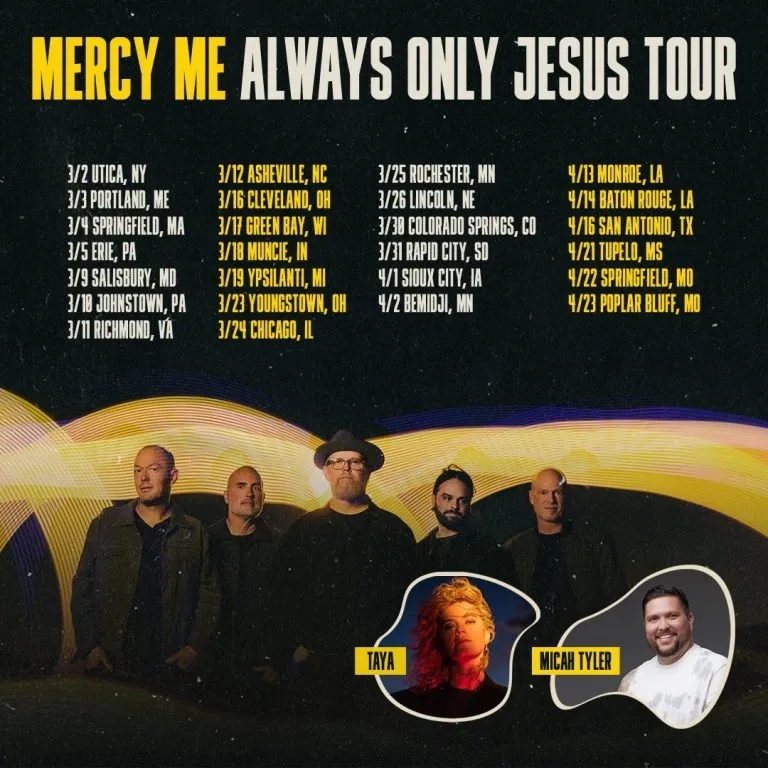 MercyMe Announces Spring 2023 Tour With TAYA & Micah Tyler COGHIVE 2024